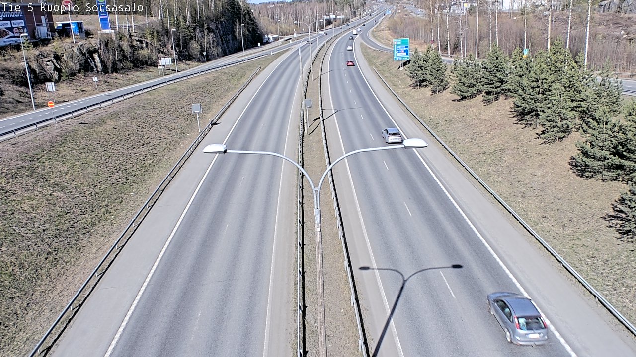 Kelikamerat Kuva Tie 5 Kuopio, Sorsasalo, Kuopio, Pohjois-Savo
