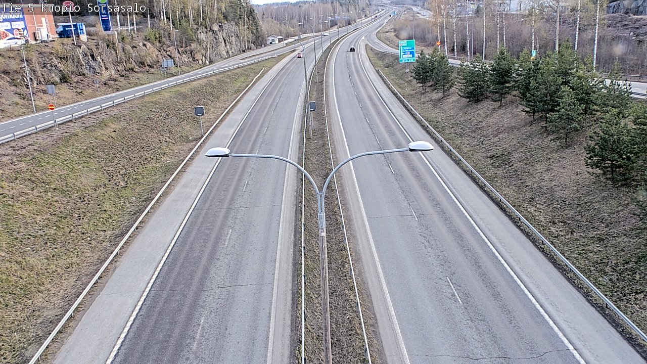 Kelikamerat Kuva Tie 5 Kuopio, Sorsasalo, Kuopio, Pohjois-Savo