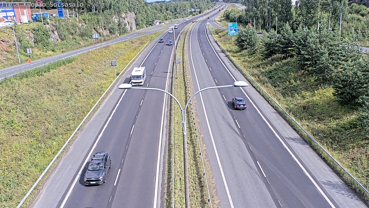 Kelikamerat Kuva Tie 5 Kuopio, Sorsasalo, Kuopio, Pohjois-Savo