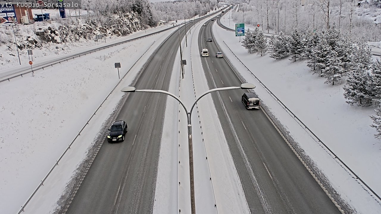 Weather Camera Image Road 5 Kuopio, Sorsasalo, Kuopio, Pohjois-Savo
