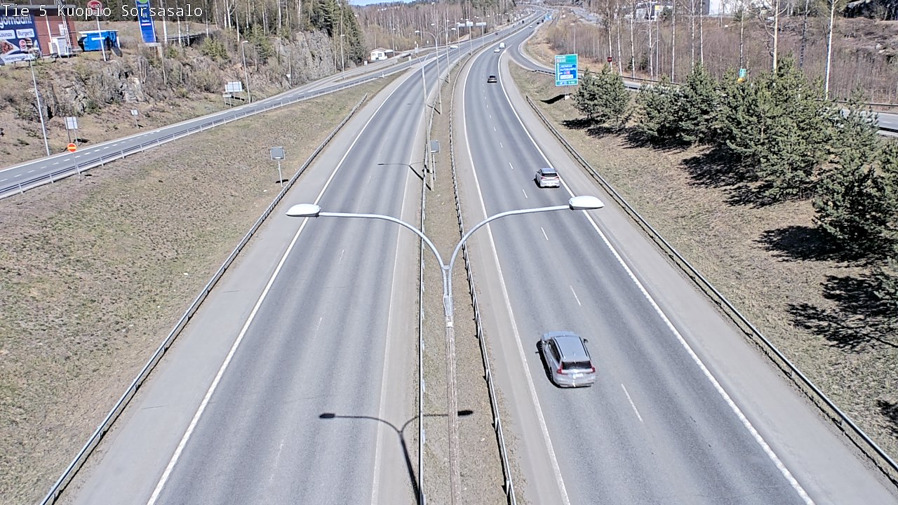 Kelikamerat Kuva Tie 5 Kuopio, Sorsasalo, Kuopio, Pohjois-Savo