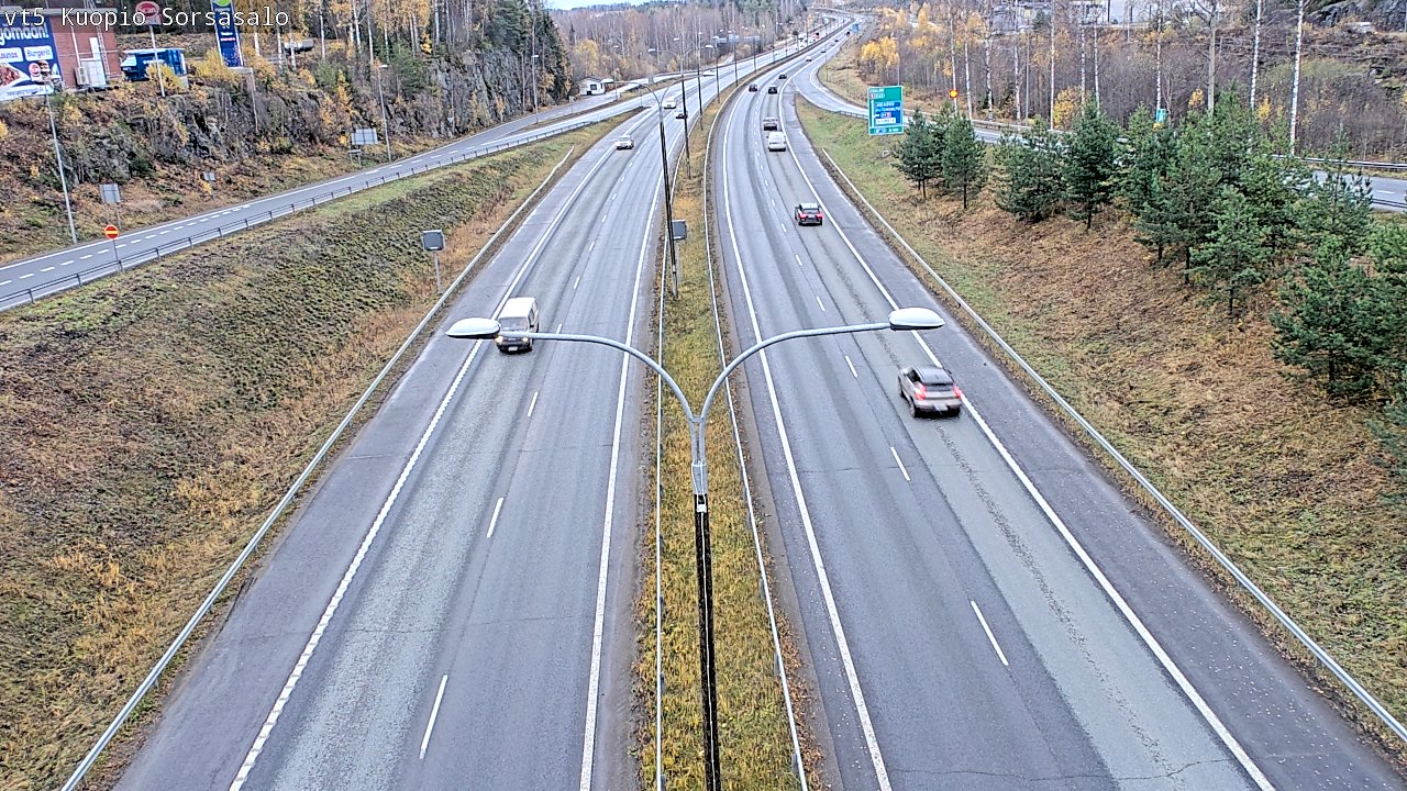 Kelikamerat Kuva Tie 5 Kuopio, Sorsasalo, Kuopio, Pohjois-Savo