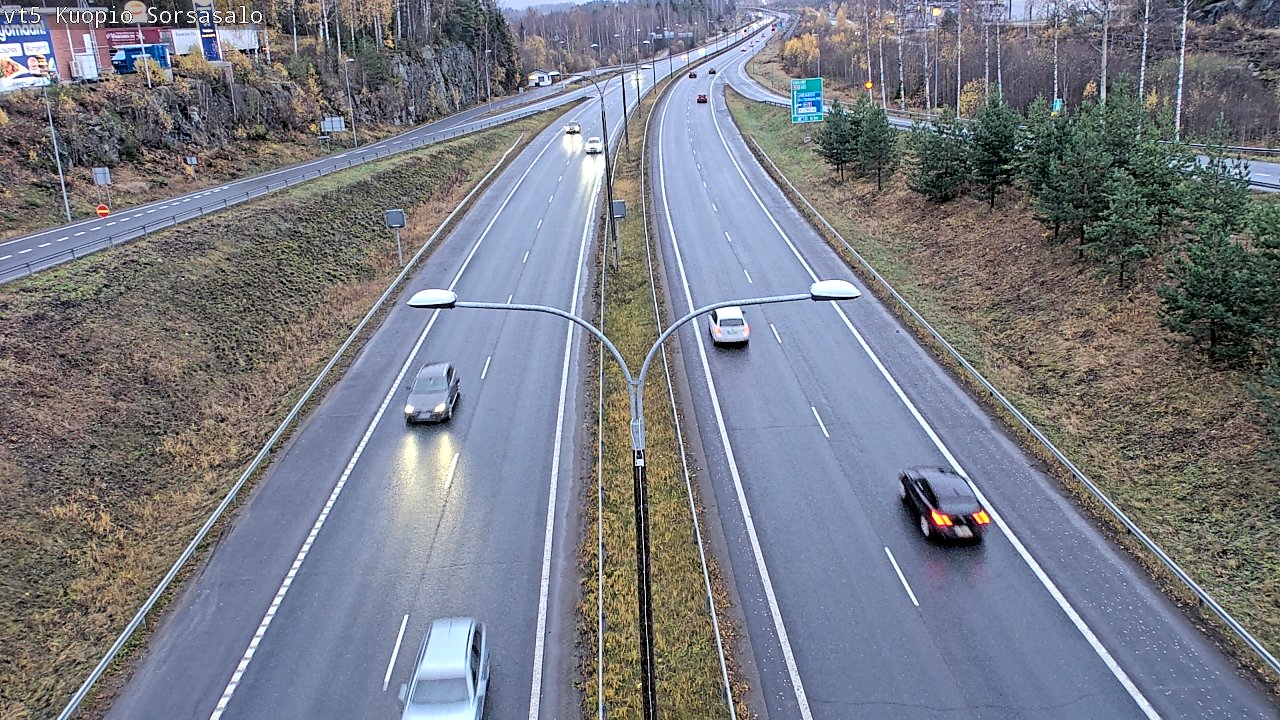 Kelikamerat Kuva Tie 5 Kuopio, Sorsasalo, Kuopio, Pohjois-Savo