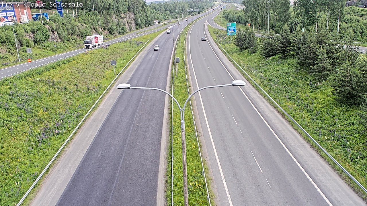 Kelikamerat Kuva Tie 5 Kuopio, Sorsasalo, Kuopio, Pohjois-Savo