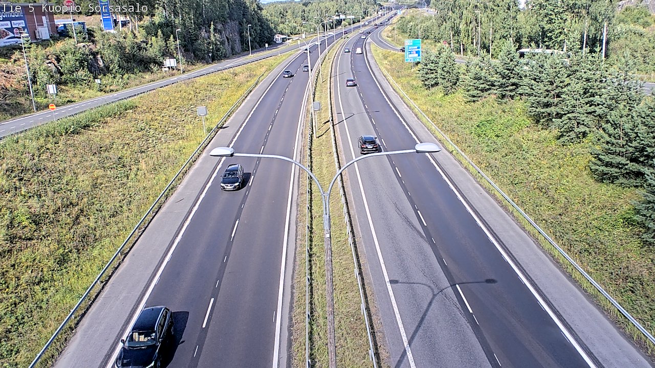 Kelikamerat Kuva Tie 5 Kuopio, Sorsasalo, Kuopio, Pohjois-Savo