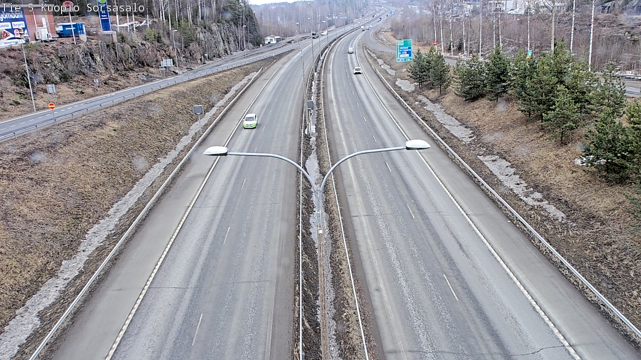 Kelikamerat Kuva Tie 5 Kuopio, Sorsasalo, Kuopio, Pohjois-Savo