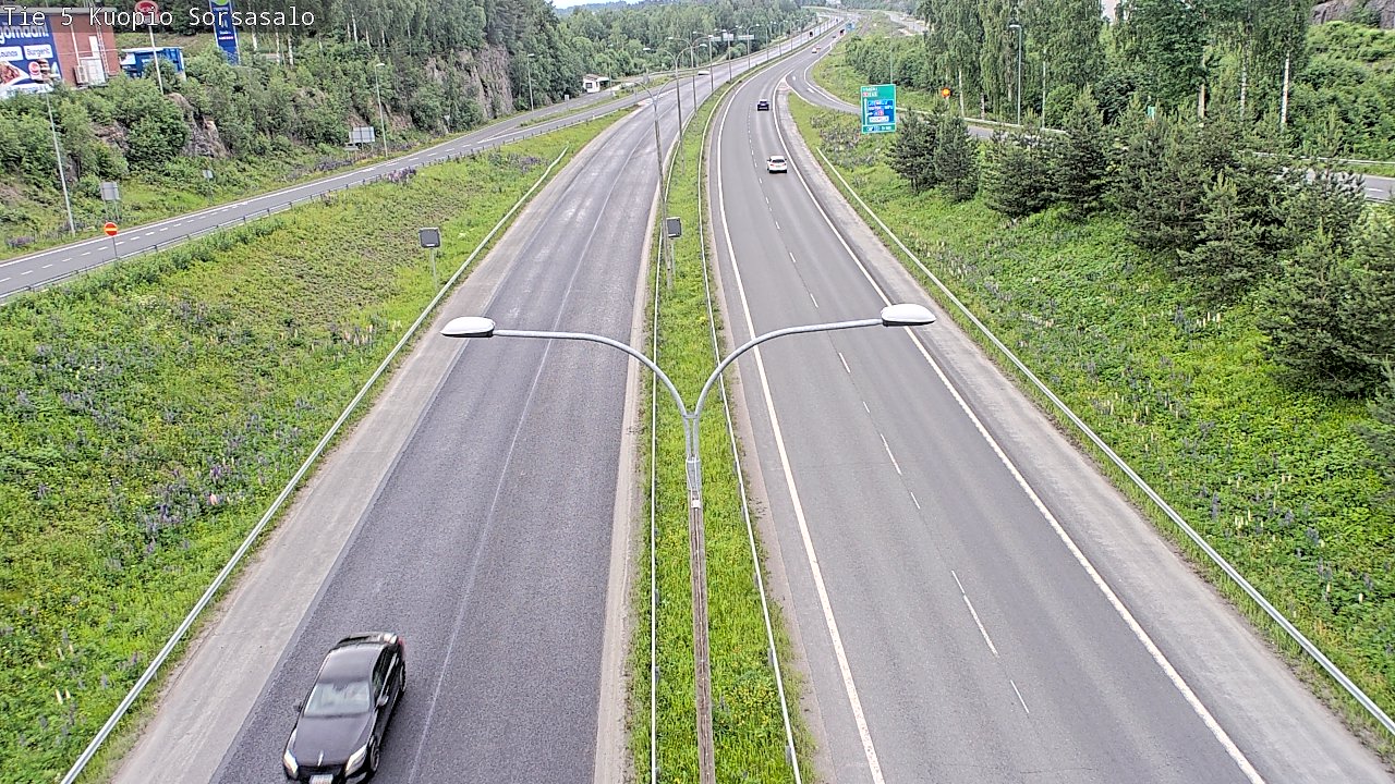 Kelikamerat Kuva Tie 5 Kuopio, Sorsasalo, Kuopio, Pohjois-Savo