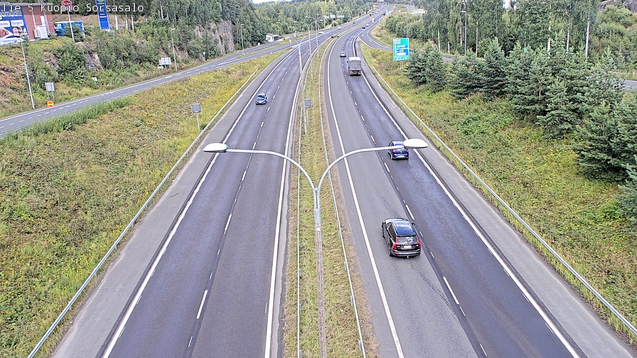 Kelikamerat Kuva Tie 5 Kuopio, Sorsasalo, Kuopio, Pohjois-Savo