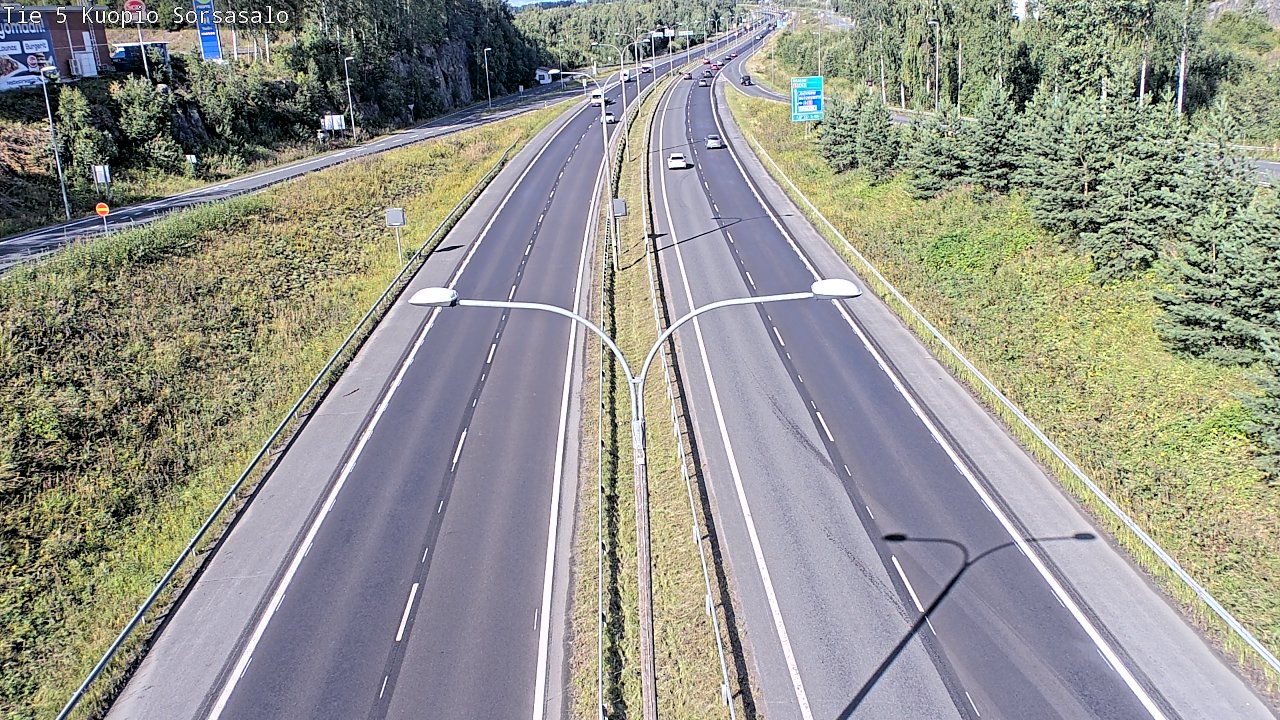 Kelikamerat Kuva Tie 5 Kuopio, Sorsasalo, Kuopio, Pohjois-Savo