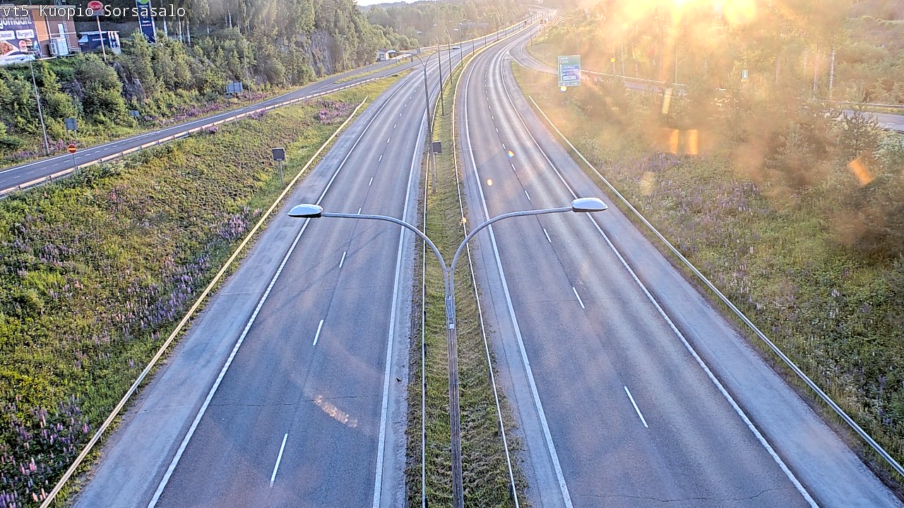 Kelikamerat Kuva Tie 5 Kuopio, Sorsasalo, Kuopio, Pohjois-Savo