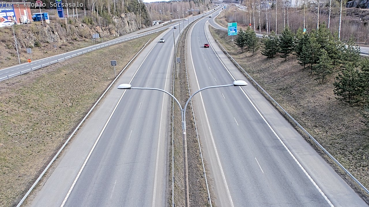 Kelikamerat Kuva Tie 5 Kuopio, Sorsasalo, Kuopio, Pohjois-Savo