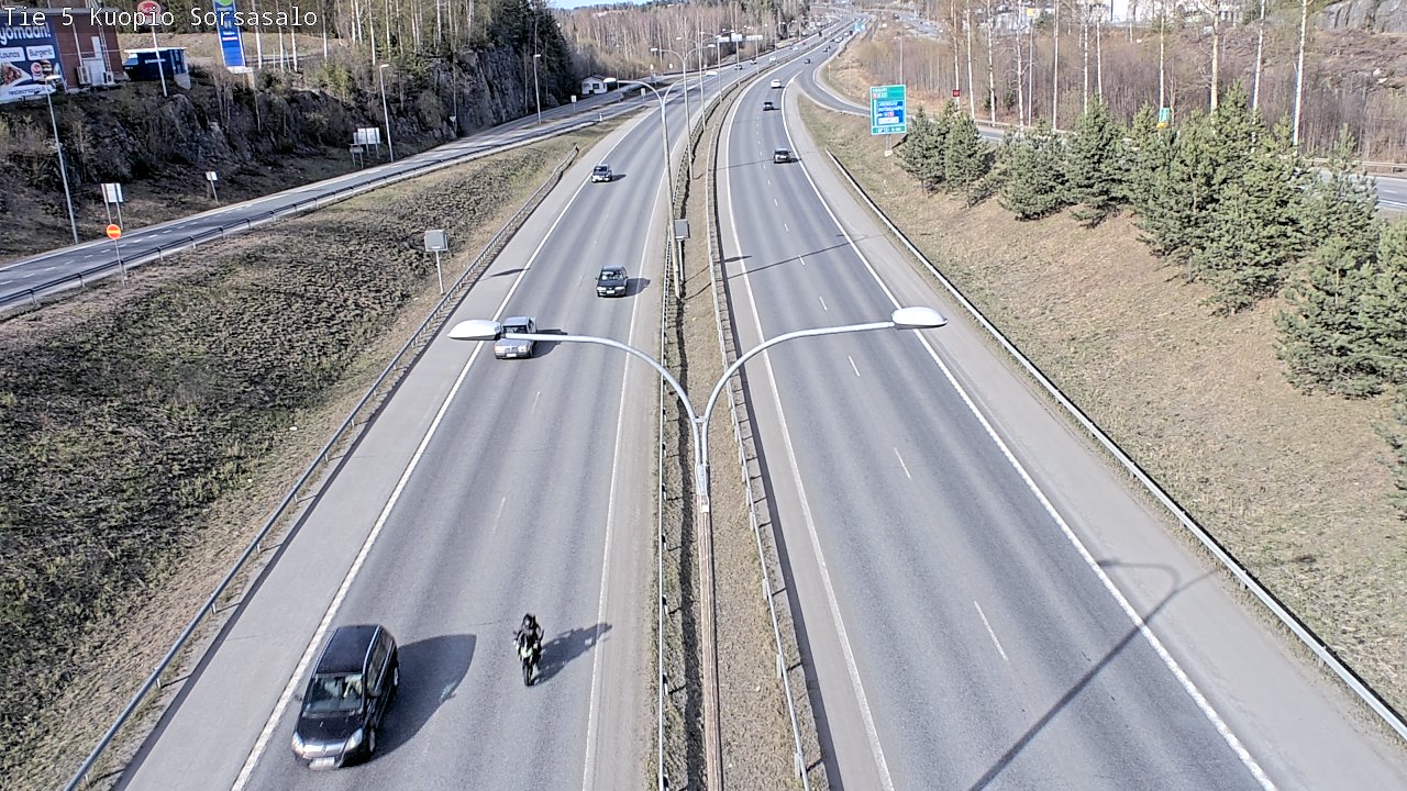 Kelikamerat Kuva Tie 5 Kuopio, Sorsasalo, Kuopio, Pohjois-Savo