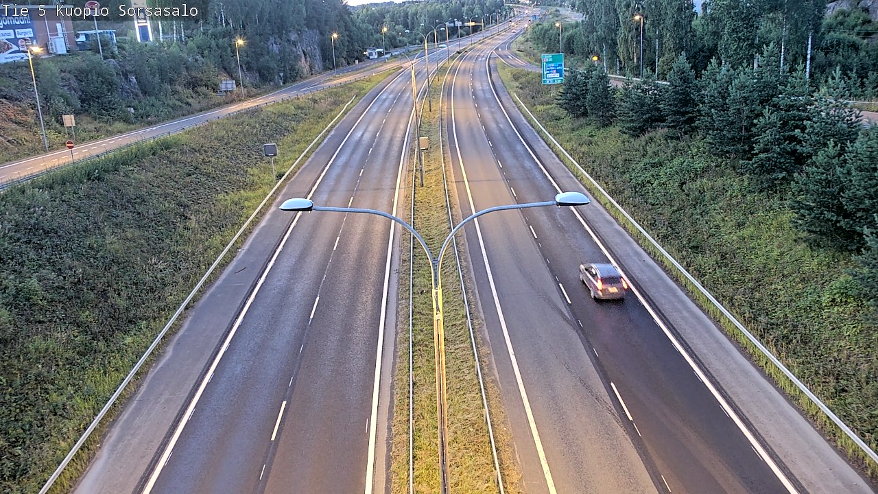 Kelikamerat Kuva Tie 5 Kuopio, Sorsasalo, Kuopio, Pohjois-Savo