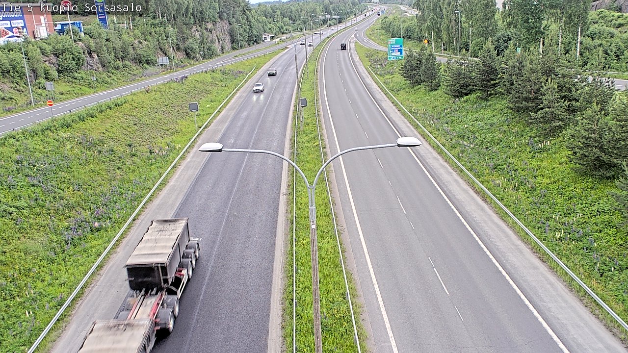 Kelikamerat Kuva Tie 5 Kuopio, Sorsasalo, Kuopio, Pohjois-Savo