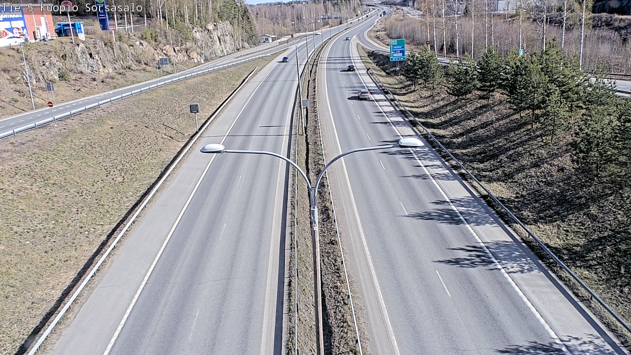 Kelikamerat Kuva Tie 5 Kuopio, Sorsasalo, Kuopio, Pohjois-Savo