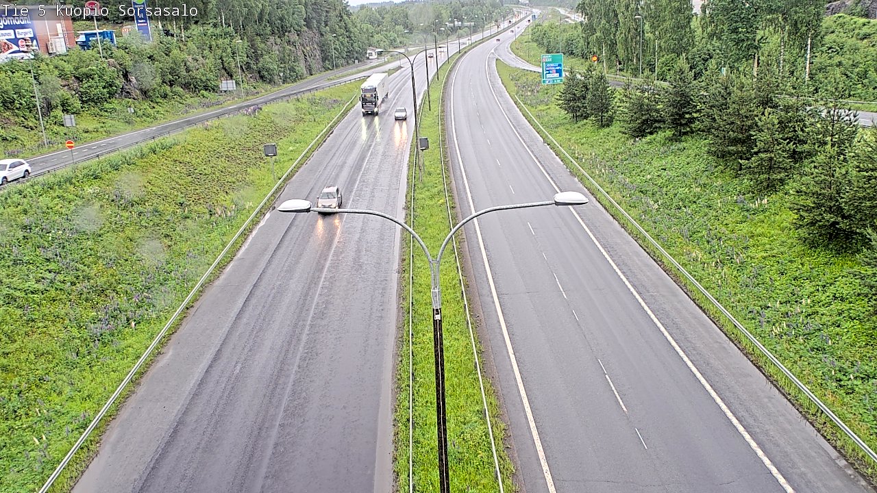 Kelikamerat Kuva Tie 5 Kuopio, Sorsasalo, Kuopio, Pohjois-Savo