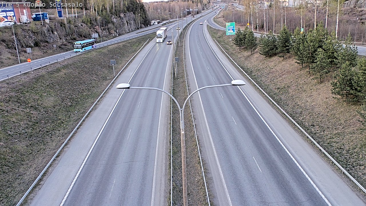 Kelikamerat Kuva Tie 5 Kuopio, Sorsasalo, Kuopio, Pohjois-Savo