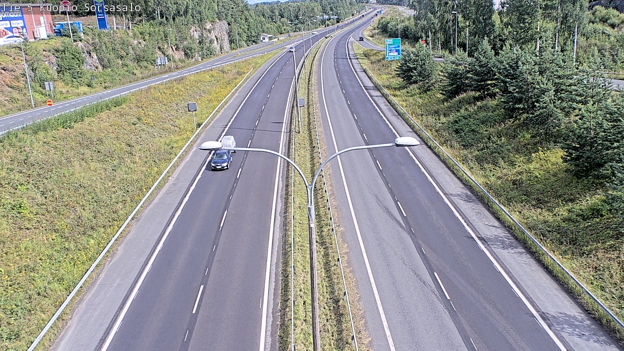 Kelikamerat Kuva Tie 5 Kuopio, Sorsasalo, Kuopio, Pohjois-Savo