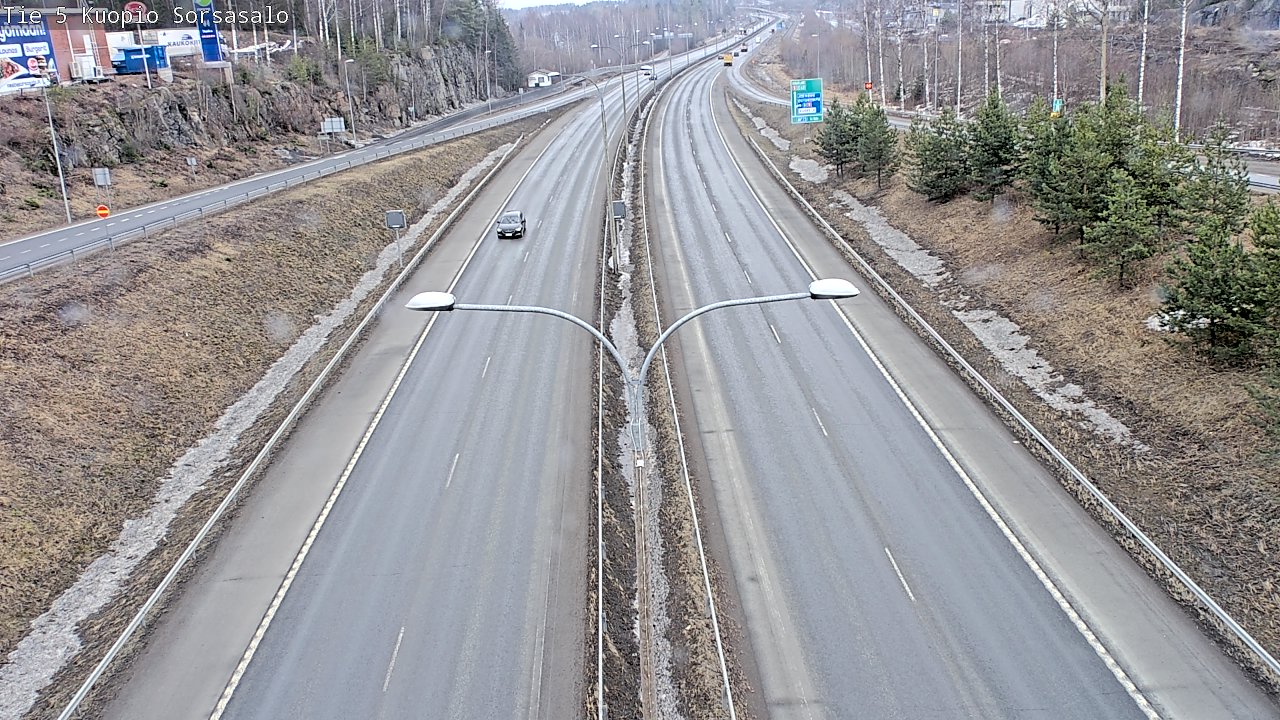 Kelikamerat Kuva Tie 5 Kuopio, Sorsasalo, Kuopio, Pohjois-Savo