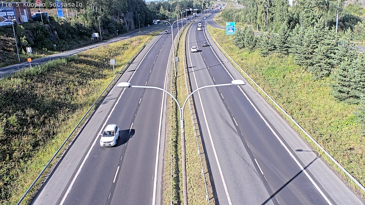 Kelikamerat Kuva Tie 5 Kuopio, Sorsasalo, Kuopio, Pohjois-Savo