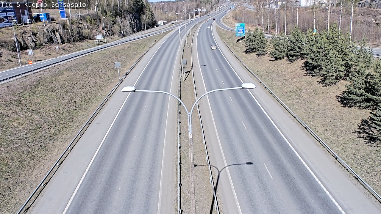 Kelikamerat Kuva Tie 5 Kuopio, Sorsasalo, Kuopio, Pohjois-Savo