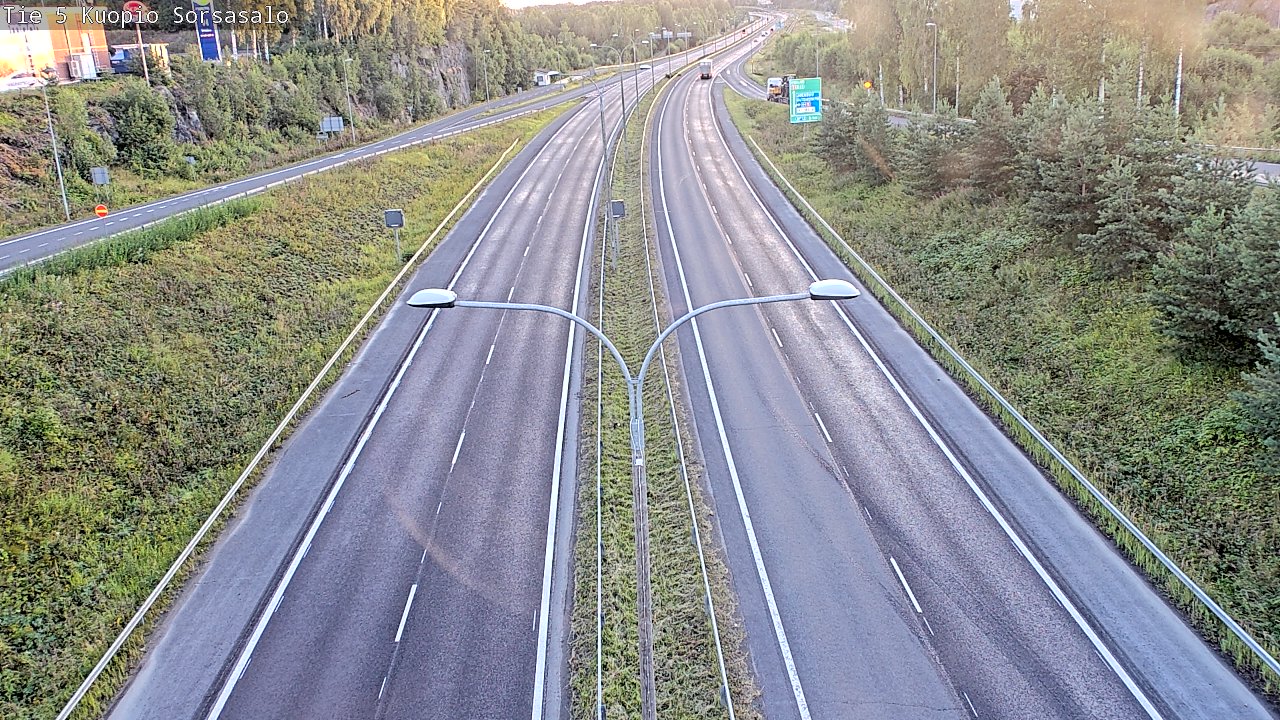 Kelikamerat Kuva Tie 5 Kuopio, Sorsasalo, Kuopio, Pohjois-Savo