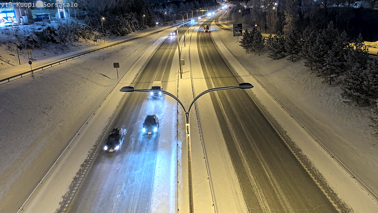 Kelikamerat Kuva Tie 5 Kuopio, Sorsasalo, Kuopio, Pohjois-Savo