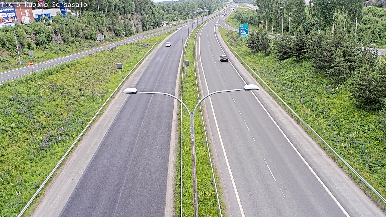 Kelikamerat Kuva Tie 5 Kuopio, Sorsasalo, Kuopio, Pohjois-Savo