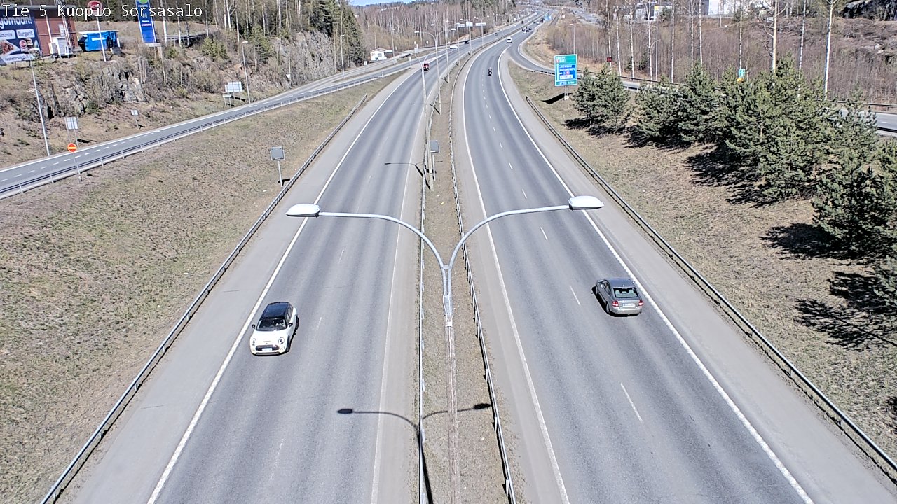 Kelikamerat Kuva Tie 5 Kuopio, Sorsasalo, Kuopio, Pohjois-Savo