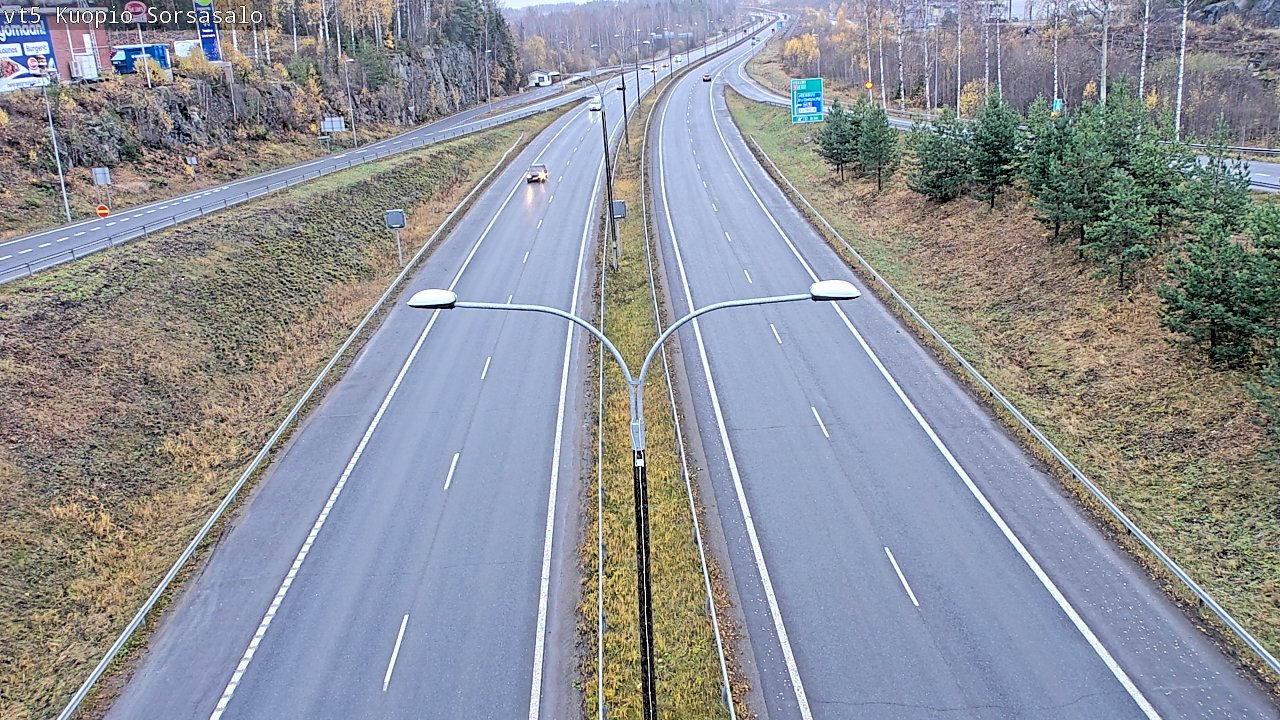 Kelikamerat Kuva Tie 5 Kuopio, Sorsasalo, Kuopio, Pohjois-Savo