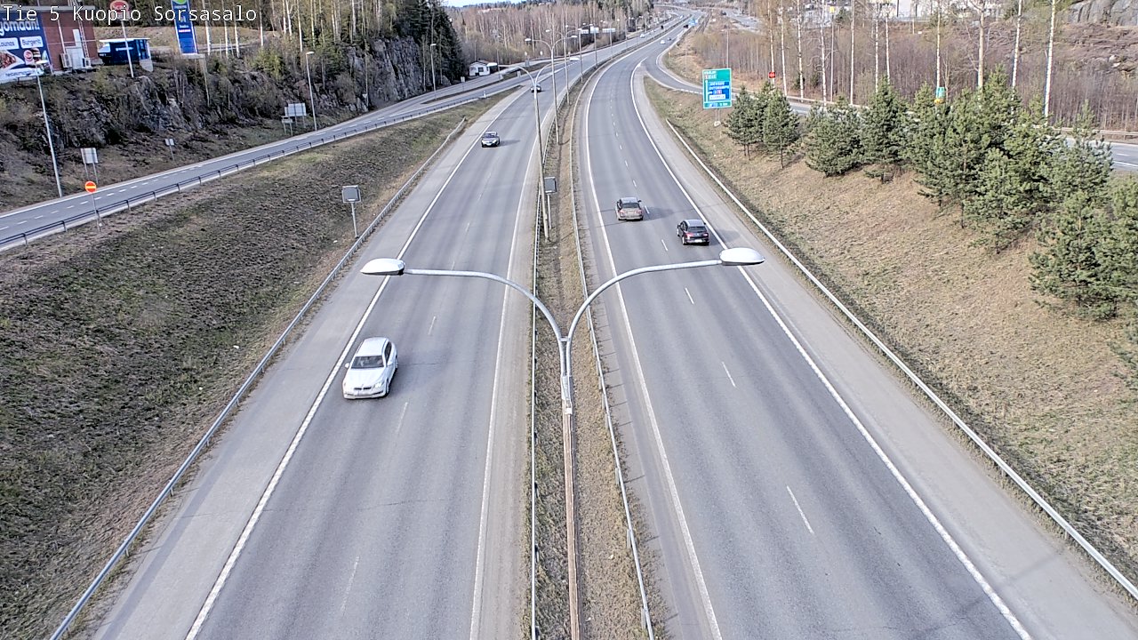 Kelikamerat Kuva Tie 5 Kuopio, Sorsasalo, Kuopio, Pohjois-Savo