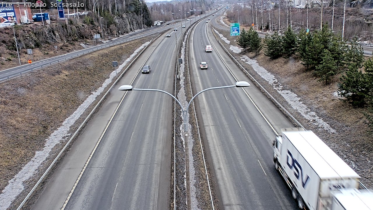 Kelikamerat Kuva Tie 5 Kuopio, Sorsasalo, Kuopio, Pohjois-Savo