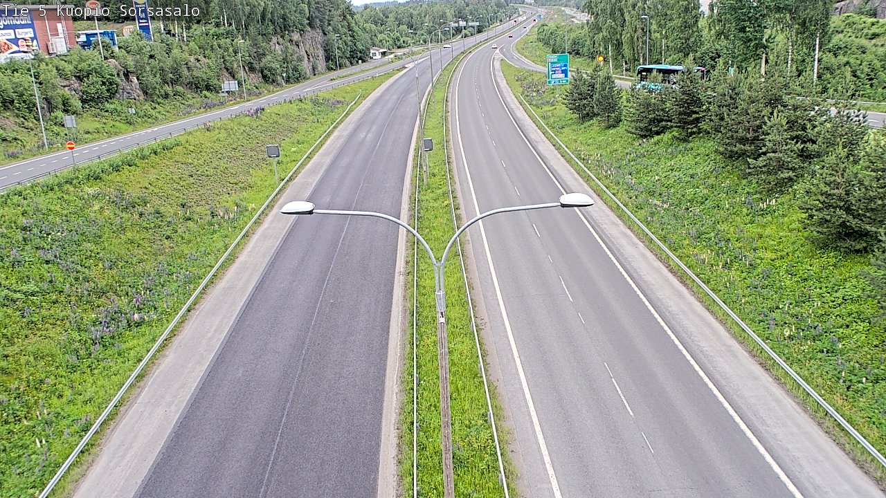 Kelikamerat Kuva Tie 5 Kuopio, Sorsasalo, Kuopio, Pohjois-Savo