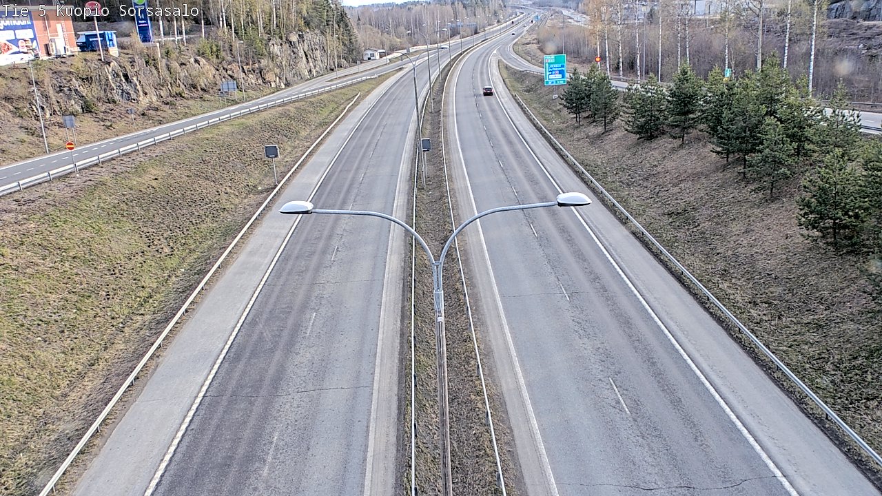 Kelikamerat Kuva Tie 5 Kuopio, Sorsasalo, Kuopio, Pohjois-Savo