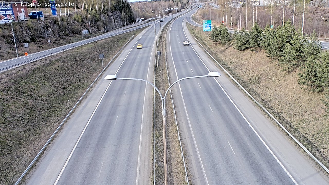 Kelikamerat Kuva Tie 5 Kuopio, Sorsasalo, Kuopio, Pohjois-Savo