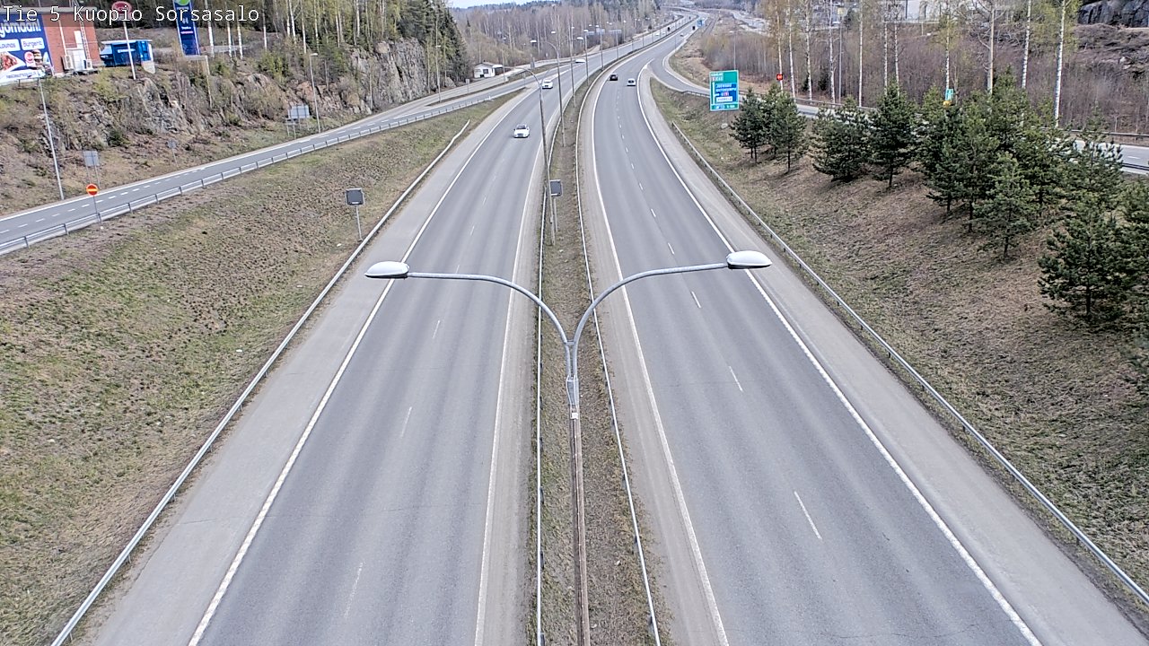 Kelikamerat Kuva Tie 5 Kuopio, Sorsasalo, Kuopio, Pohjois-Savo