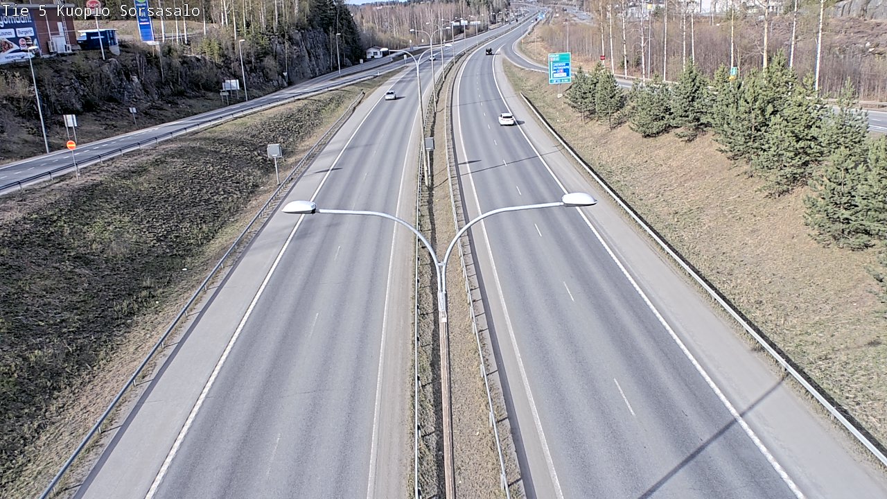Kelikamerat Kuva Tie 5 Kuopio, Sorsasalo, Kuopio, Pohjois-Savo