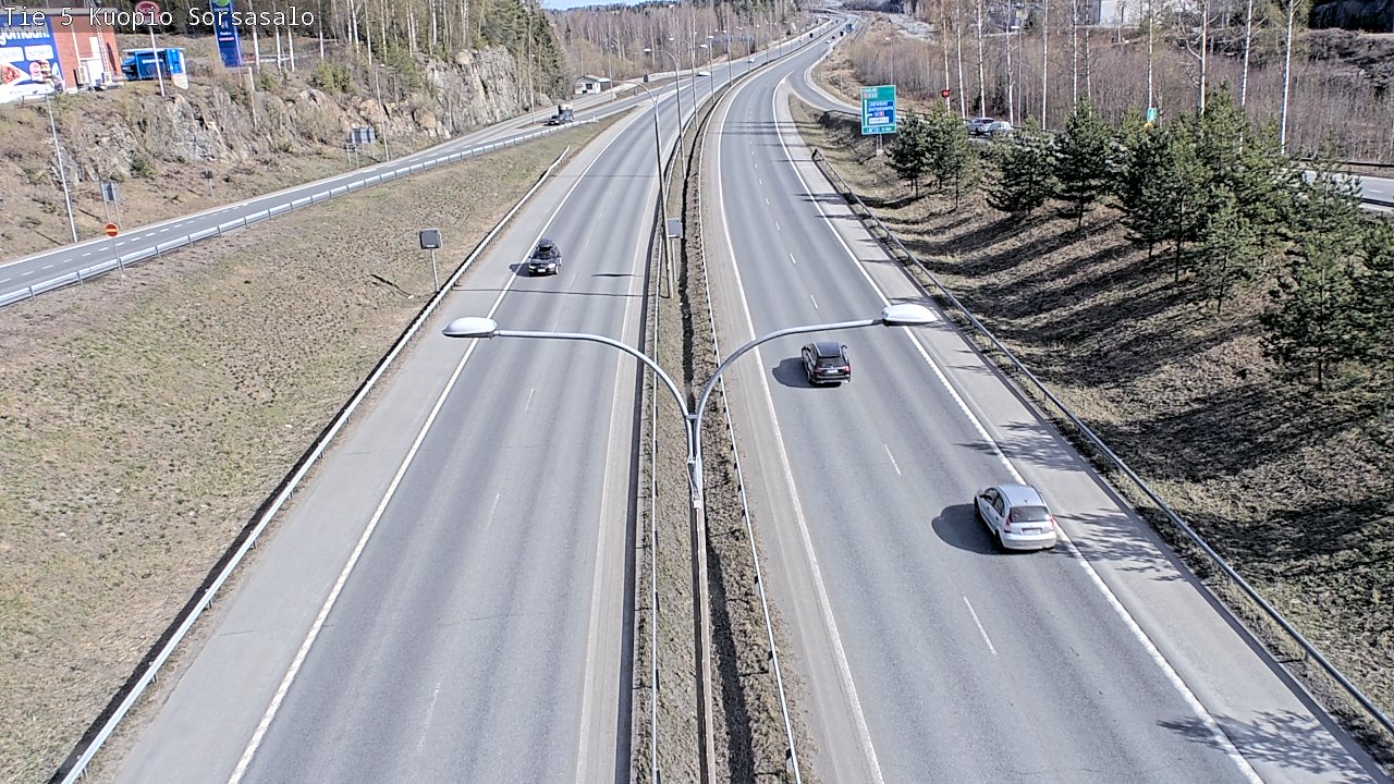 Kelikamerat Kuva Tie 5 Kuopio, Sorsasalo, Kuopio, Pohjois-Savo