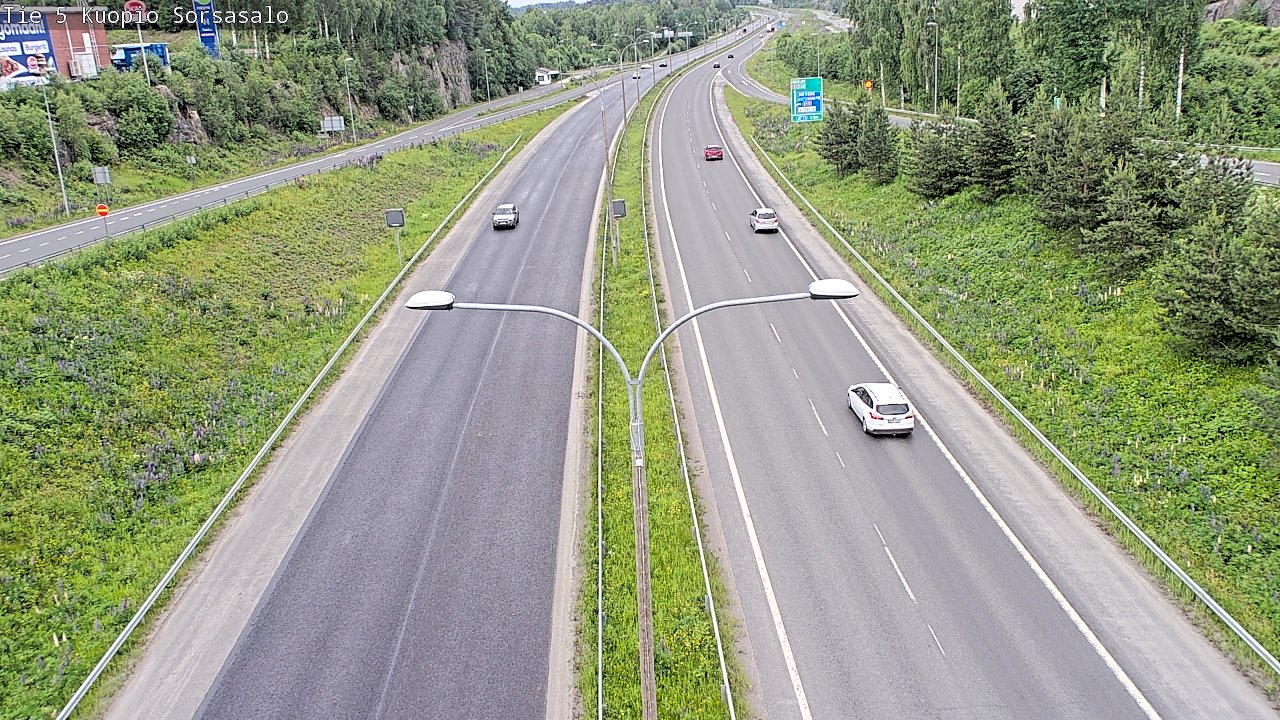 Kelikamerat Kuva Tie 5 Kuopio, Sorsasalo, Kuopio, Pohjois-Savo