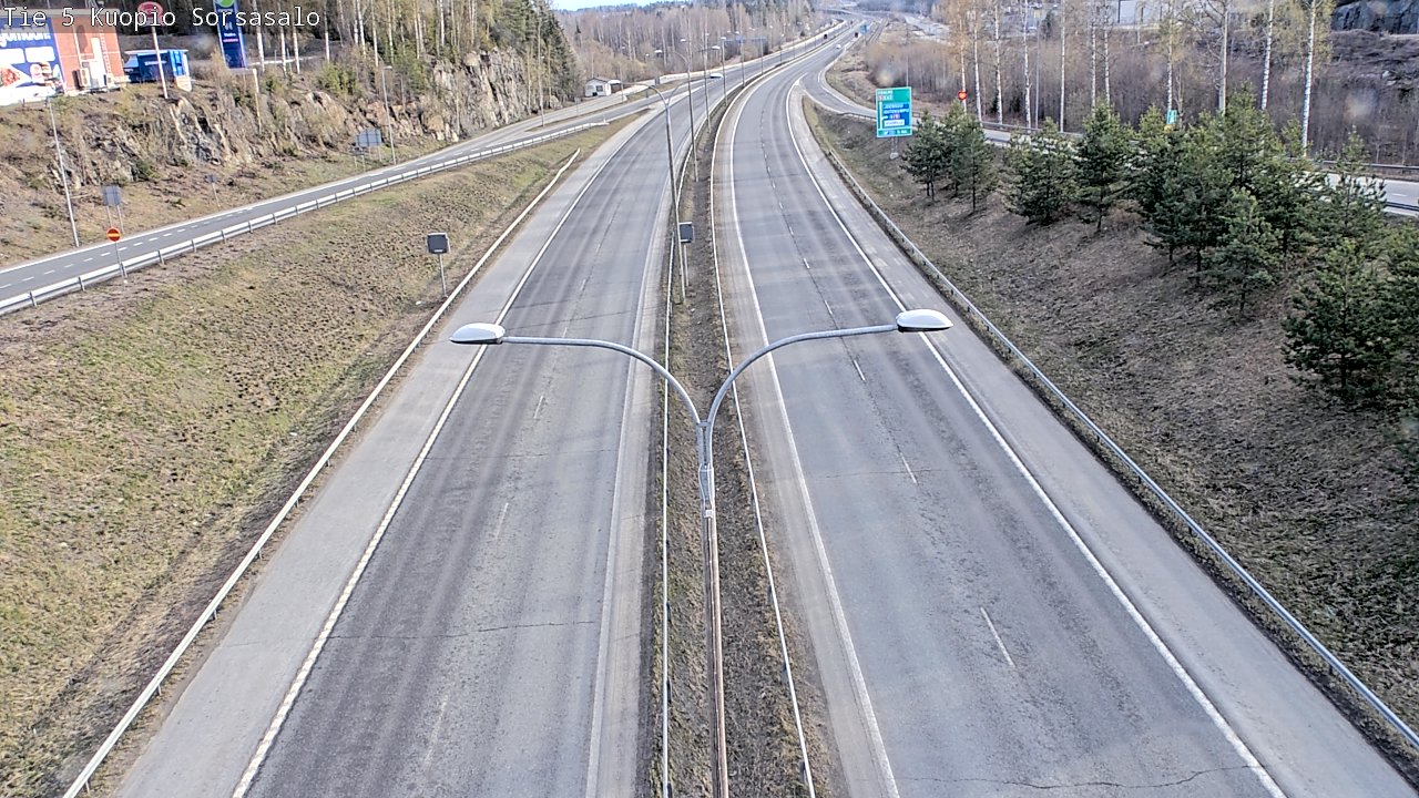 Kelikamerat Kuva Tie 5 Kuopio, Sorsasalo, Kuopio, Pohjois-Savo