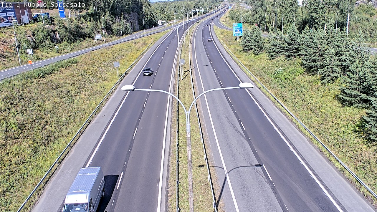 Kelikamerat Kuva Tie 5 Kuopio, Sorsasalo, Kuopio, Pohjois-Savo