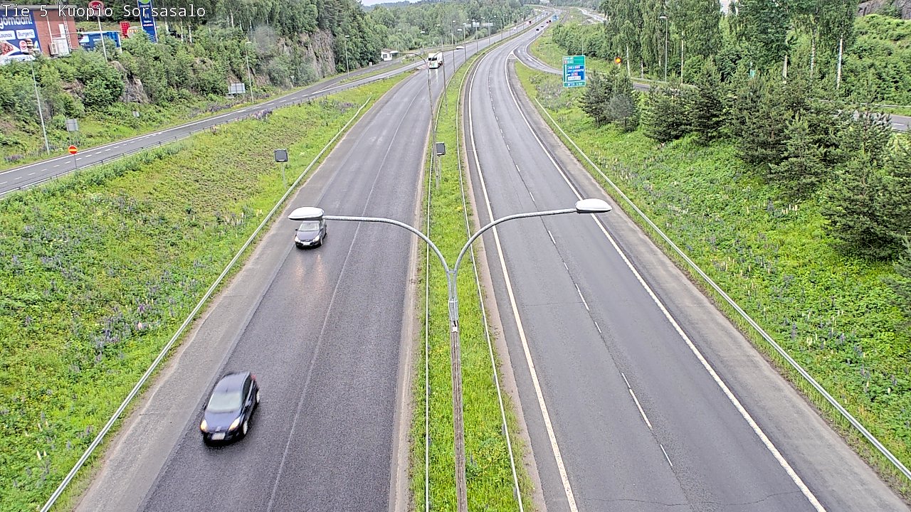 Kelikamerat Kuva Tie 5 Kuopio, Sorsasalo, Kuopio, Pohjois-Savo