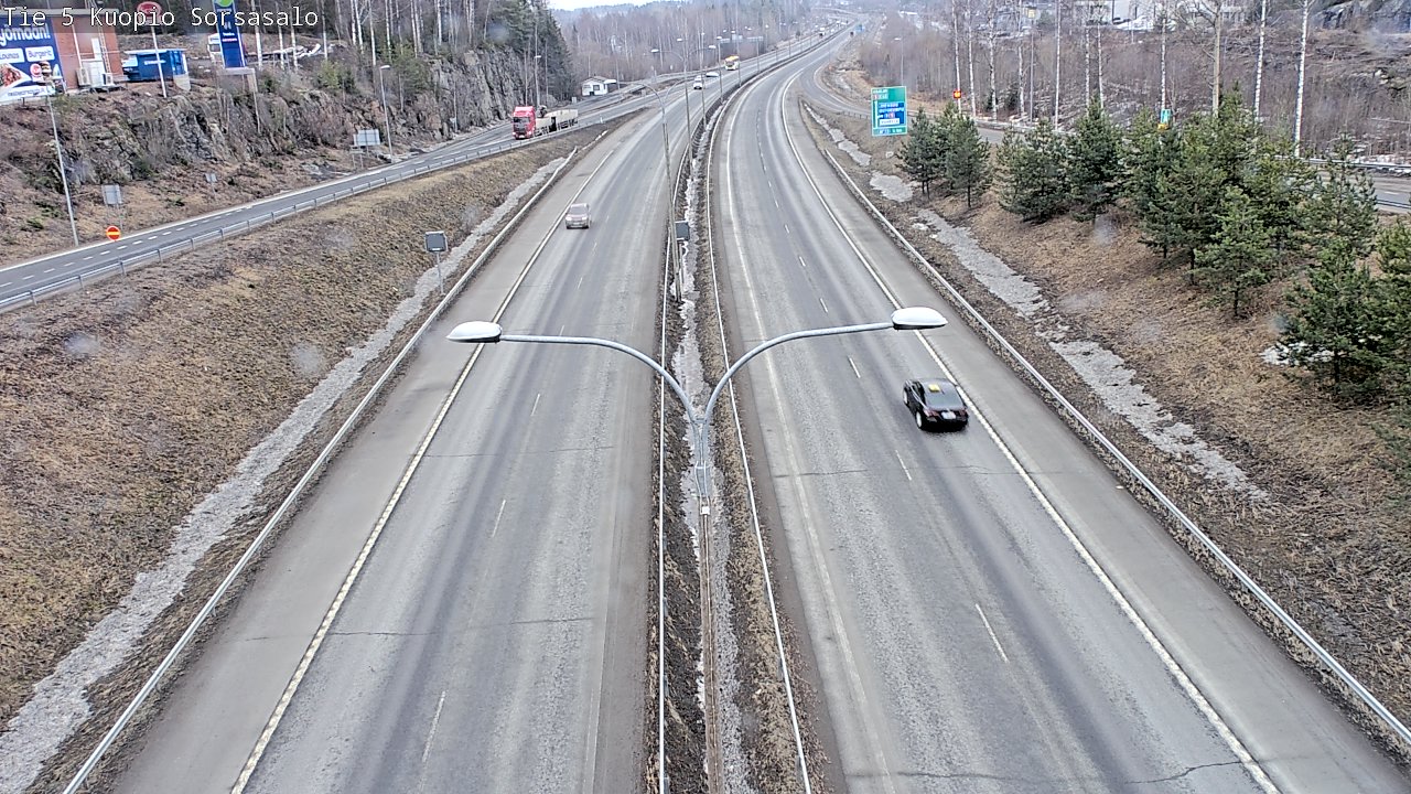 Kelikamerat Kuva Tie 5 Kuopio, Sorsasalo, Kuopio, Pohjois-Savo