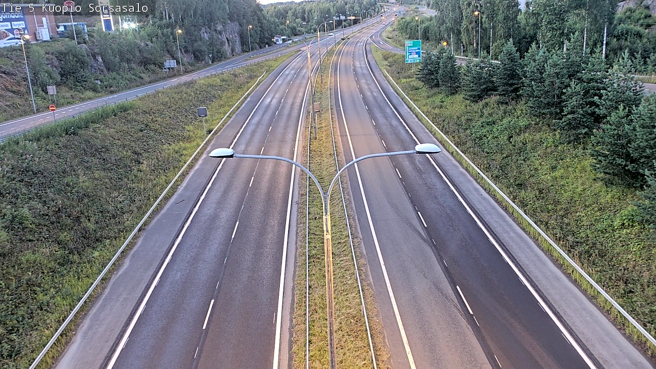 Kelikamerat Kuva Tie 5 Kuopio, Sorsasalo, Kuopio, Pohjois-Savo