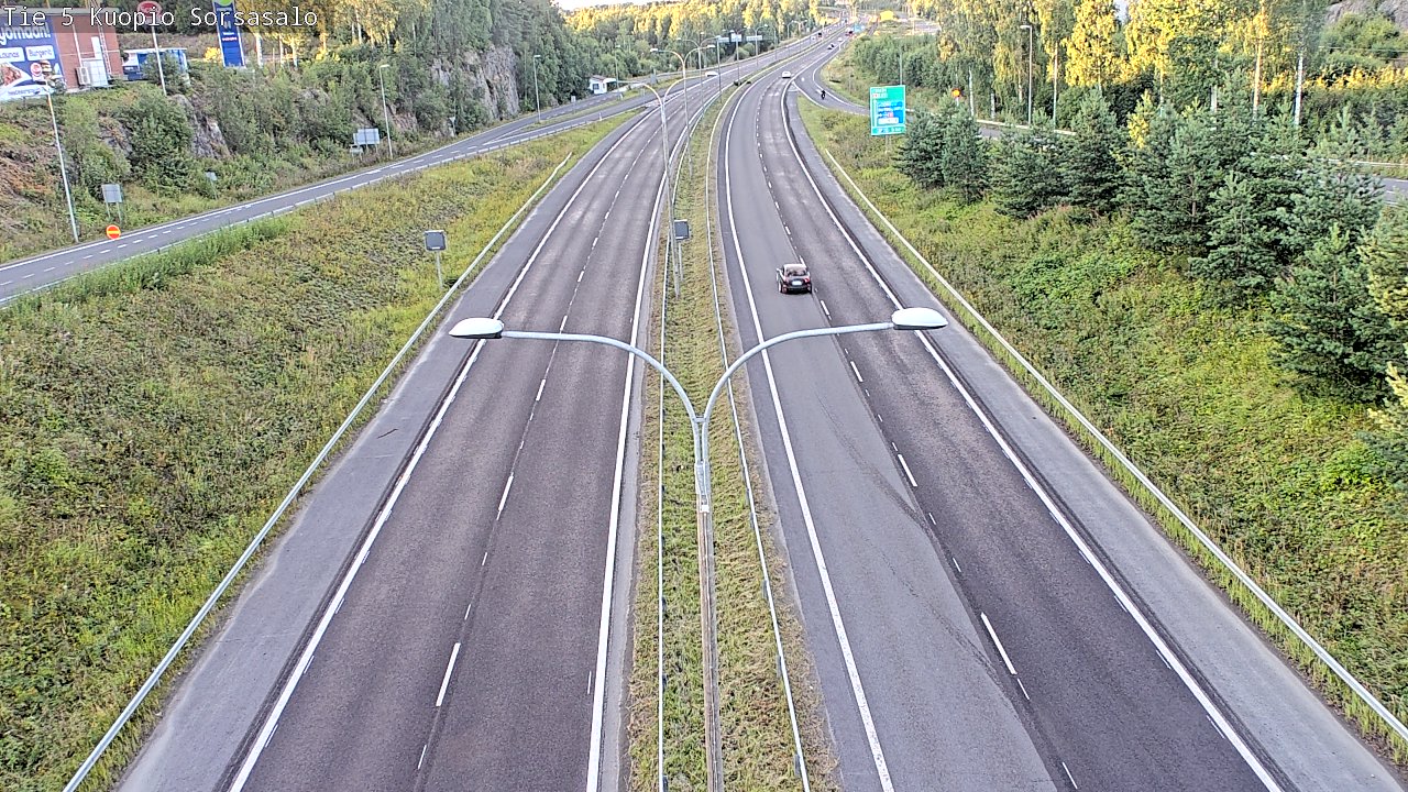 Kelikamerat Kuva Tie 5 Kuopio, Sorsasalo, Kuopio, Pohjois-Savo