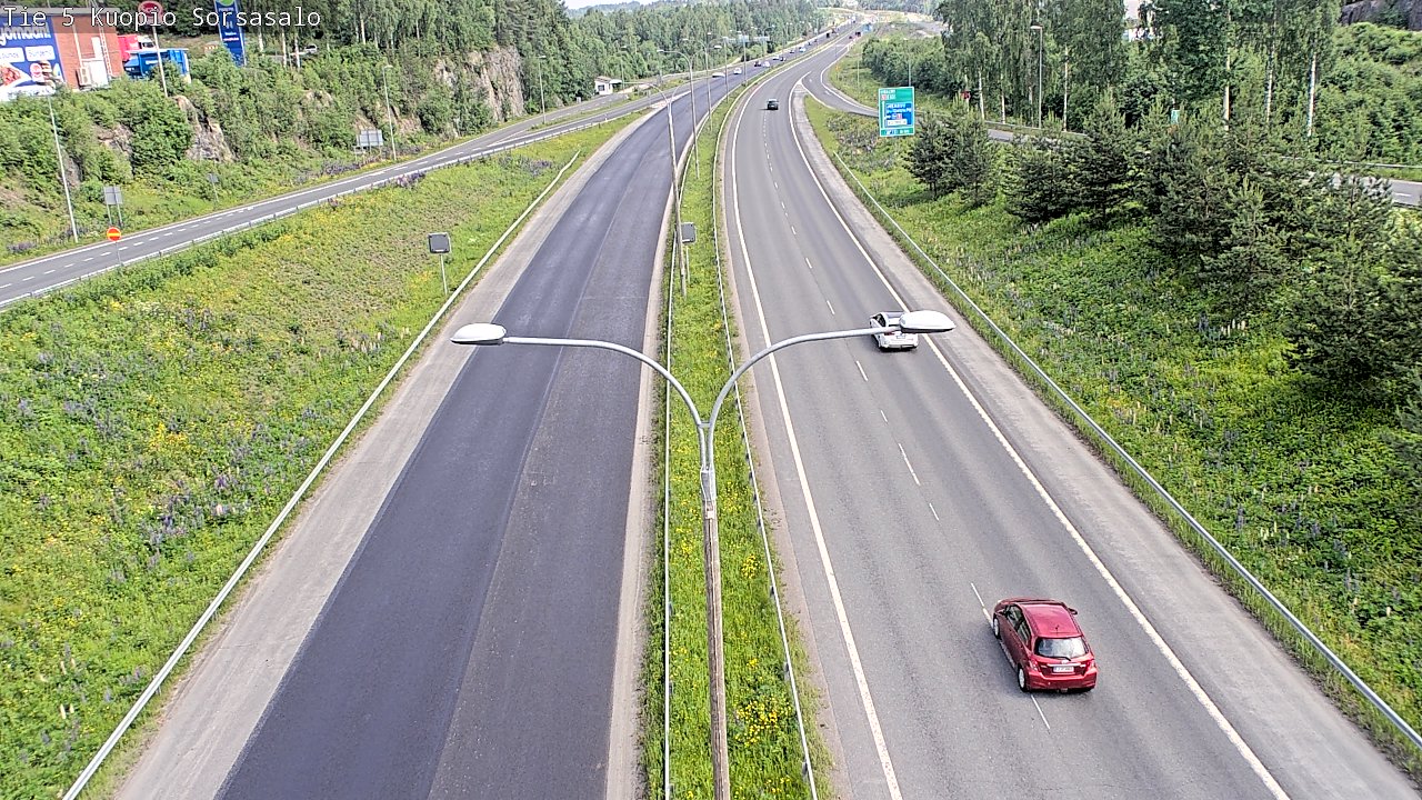 Kelikamerat Kuva Tie 5 Kuopio, Sorsasalo, Kuopio, Pohjois-Savo