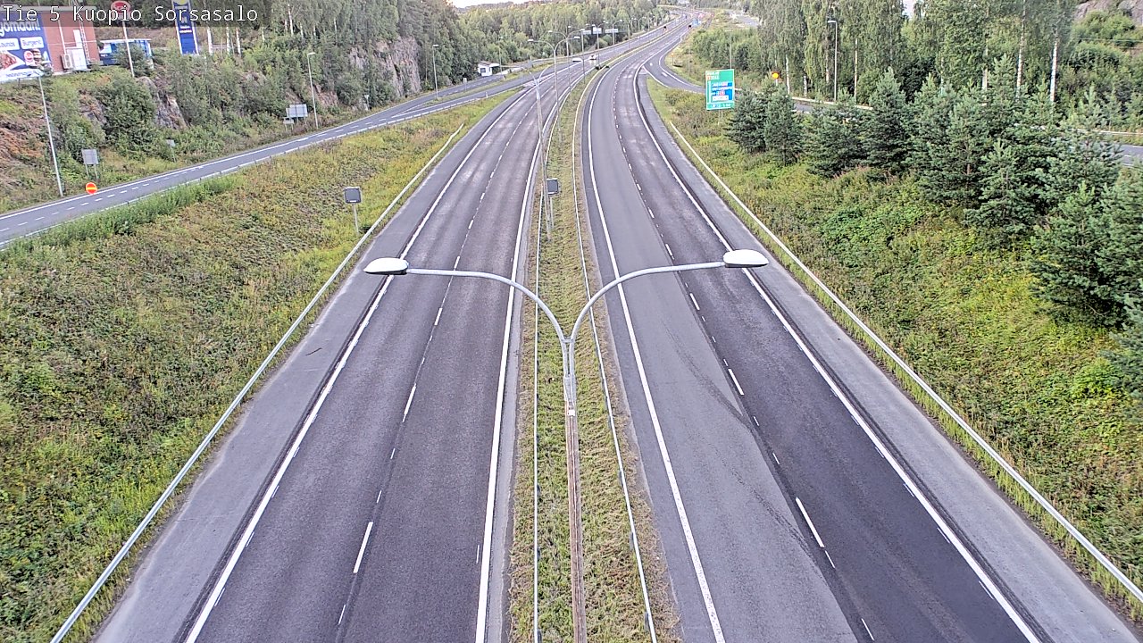 Kelikamerat Kuva Tie 5 Kuopio, Sorsasalo, Kuopio, Pohjois-Savo
