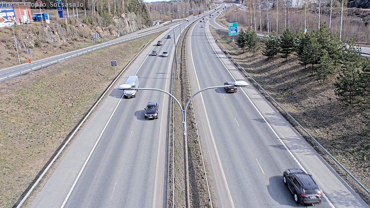 Kelikamerat Kuva Tie 5 Kuopio, Sorsasalo, Kuopio, Pohjois-Savo