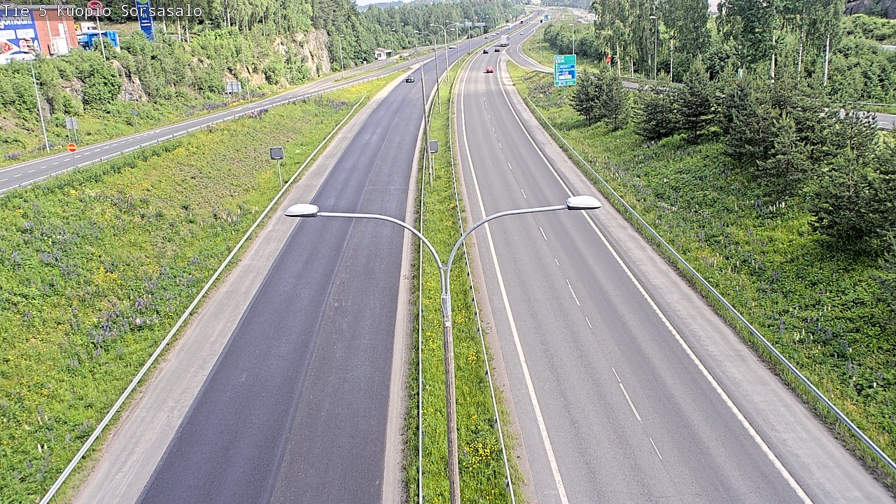 Kelikamerat Kuva Tie 5 Kuopio, Sorsasalo, Kuopio, Pohjois-Savo