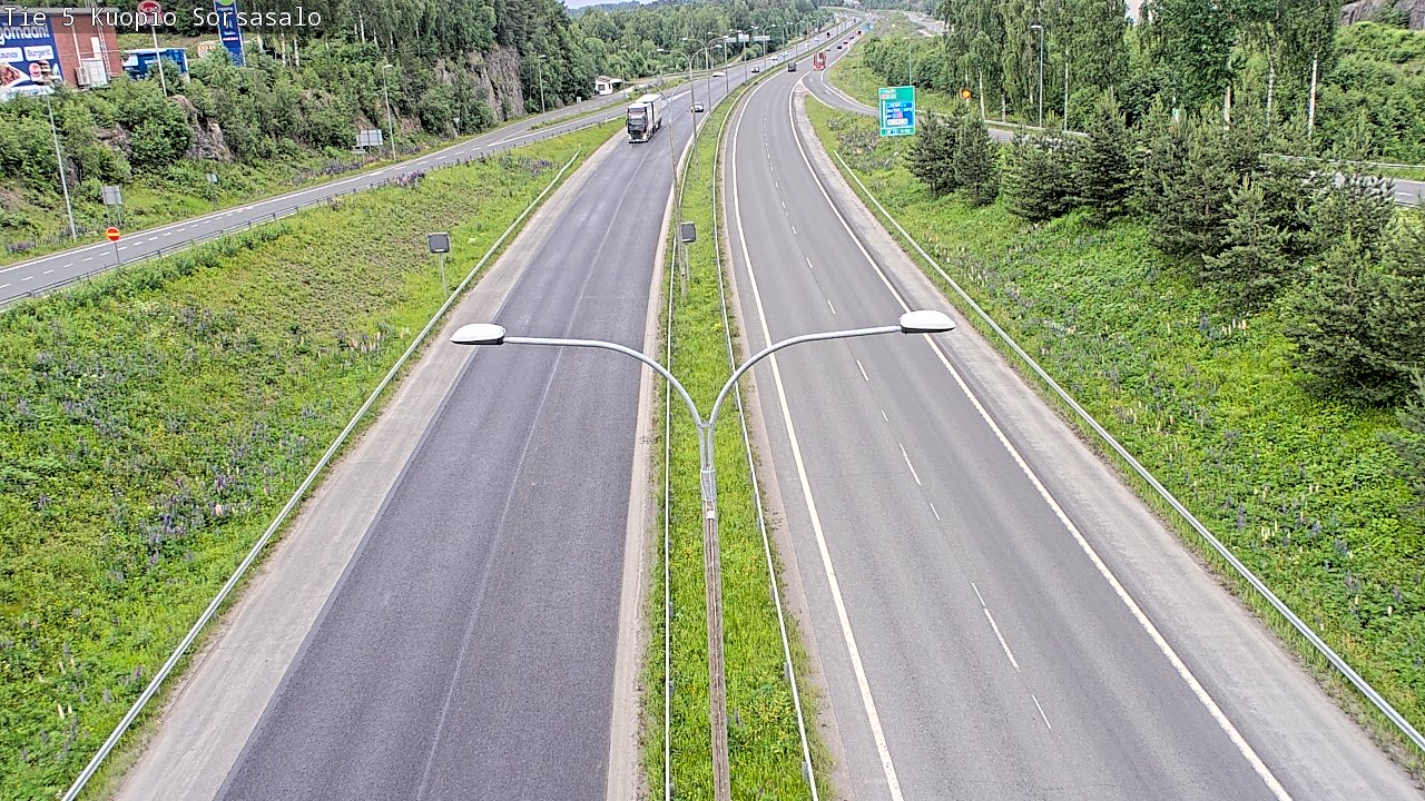 Kelikamerat Kuva Tie 5 Kuopio, Sorsasalo, Kuopio, Pohjois-Savo